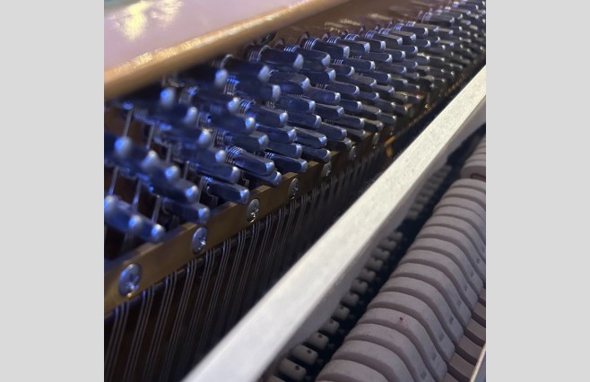 Used Waldstein Polished White 108 Upright Piano - All Inclusive Premium Package (SN:404731) - Image 6